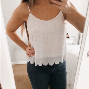 Scalloped tank